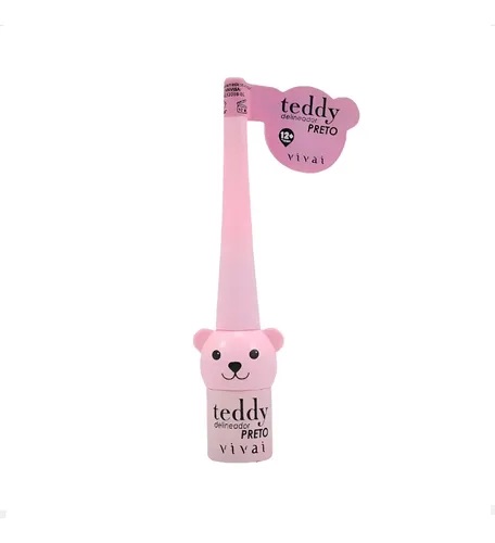 Delineadoor Líquido Preto Teddy Vivai